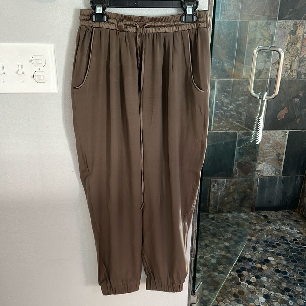 Ramy Brook silk cropped pant GUC